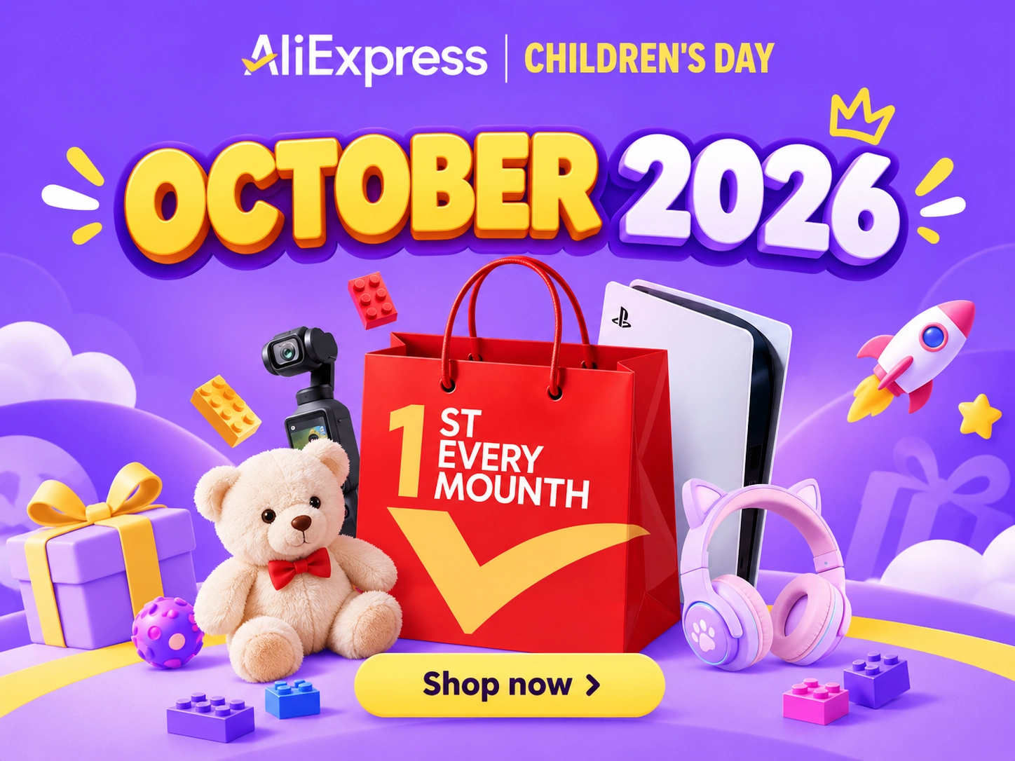 AliExpress October 2026 Global Coupons - Save Up To $70!