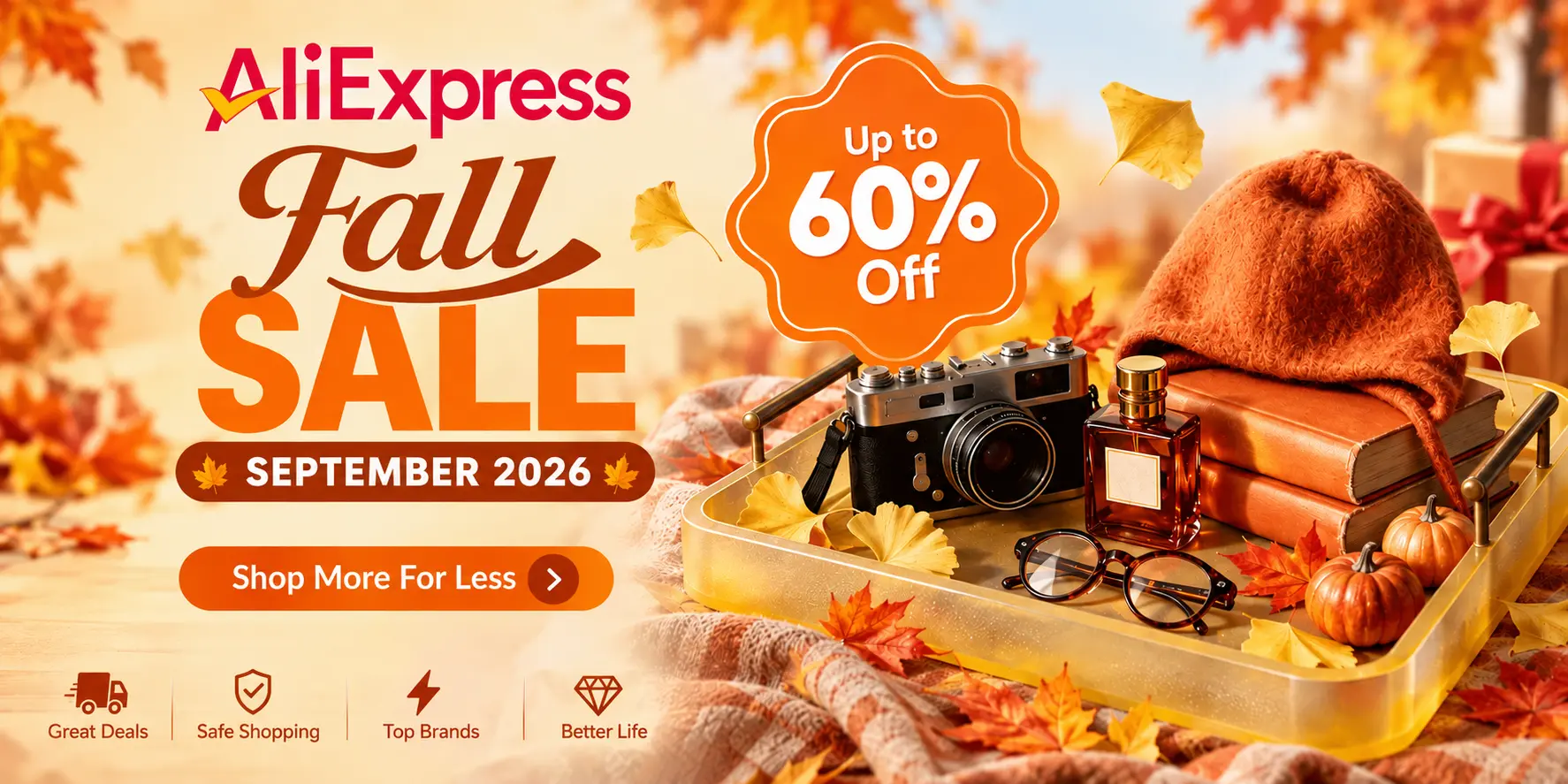 AliExpress September 2026 Global Coupons - Save Up To $70!