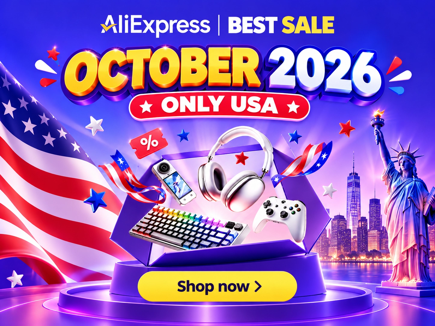 AliExpress USA October 2026 Promo Codes - Save Up To $80!